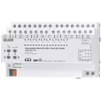 JG KNX Jalousieaktor 8fach    2508 REGHE 