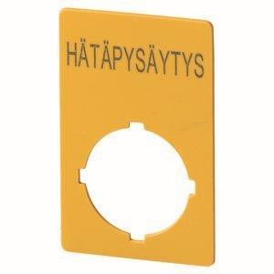 EATON M22-XZK1-SF99 Schild NOT-   121371 