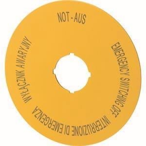 EATON M22-XAK5 Schild NOT-AUS     167641 