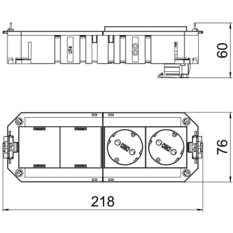 OBO UTC4 G OR2 Universalträger Connect 