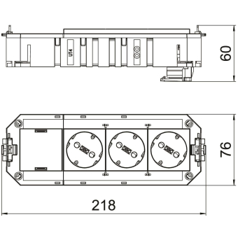 OBO UTC4 G W3 Universalträger Connect 