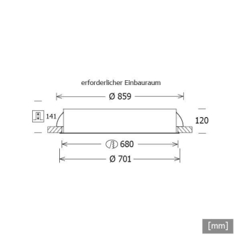 LTS PLL 27.700.30.2/DALI WEISS PL 634055 