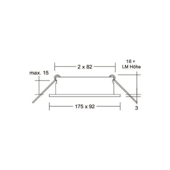 Brumberg Einbaumodul oval,      45022560 