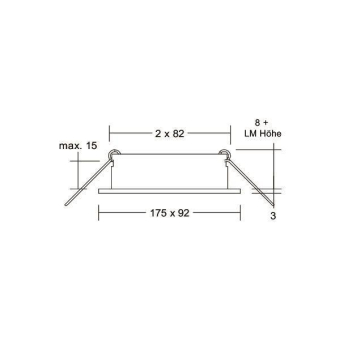 Brumberg Einbaumodul oval,      45021550 