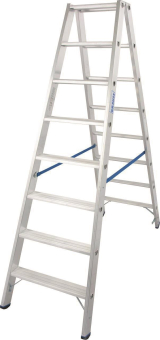 Krause Stufen-Doppelleiter Alu 2x8 