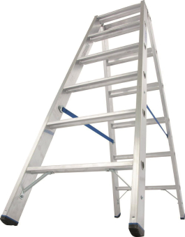 Krause Stufen-Doppelleiter Alu    124746 