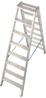 Krause Stufen-Doppelleiter Alu 2x8 
