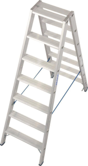 Krause Stufen-Doppelleiter Alu 2x7 