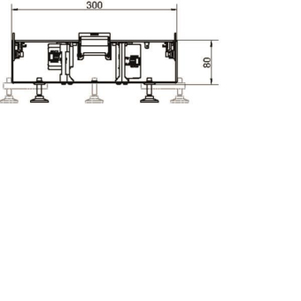 Hager Unterteil BKGD 300x80 m BKGD300801 