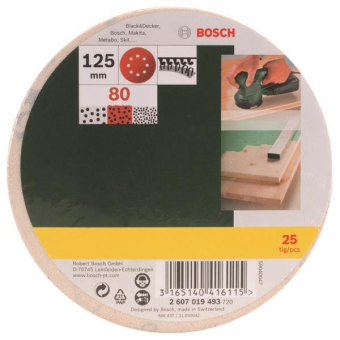 Bosch Schleifblatt-Set        2607019493 