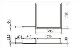 RIDI Flache Einlegeleuchte,      0832984 
