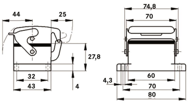 Lapp EPIC H- EPIC H-B 6 AD ANBAUGEHAEUSE 