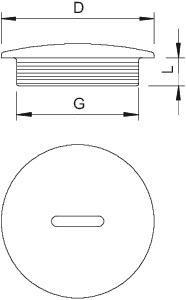 OBO 108 PG 9 Verschlussschraube PG9 PS 