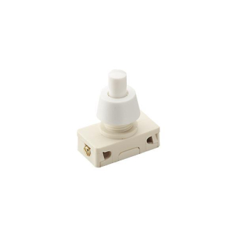 Bachmann Druckknopfschalter weiß 924.137 