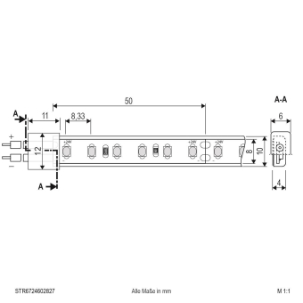 EVN LED-Strip IP67 9,6W/m  STR6724602827 