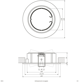 EVN Halogen-NV-Einbauleuchte      518014 