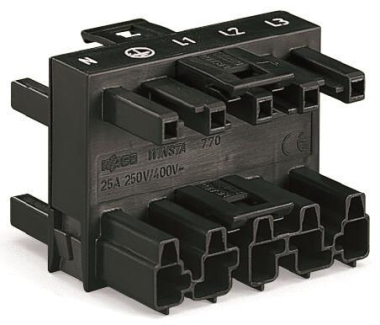WAGO 770-659 3-fach-Verteiler,5-polig, 