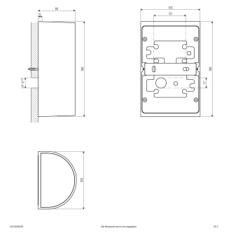 EVN LED Wandanbau, 2-flmg. - C54152540HR 
