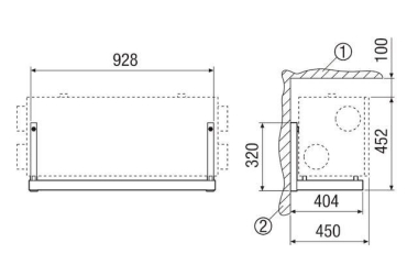 MAICO Wandhalter Stahlblech      WSK 150 