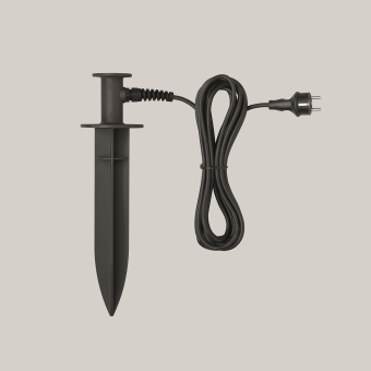 BEGA Erdspieß grafit Gewinde G1/2  70204 