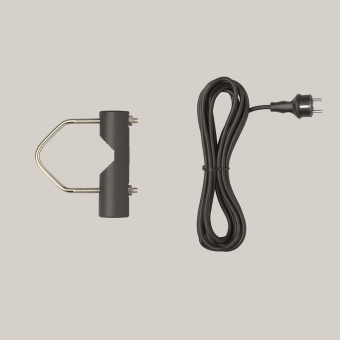 BEGA Rohrschelle G1/2 grafit       70280 