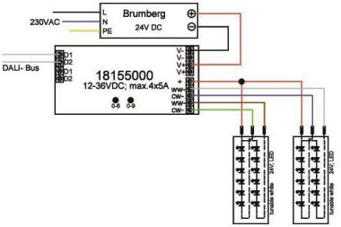 BRUM TunableWhite LED-Dimmer  18155000 