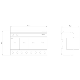 Siemens 5SD74141 Blitzstromableiter Typ1 