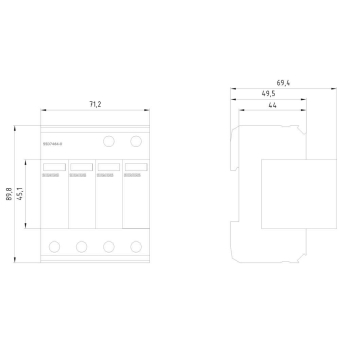 Siemens 5SD74640 Überspannungsableiter 