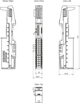 SIEM SIMATIC ET 200SP 6ES7193-6BP40-0BA1 