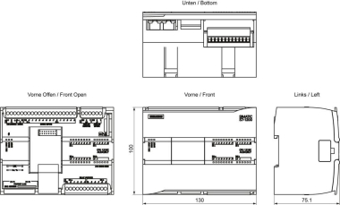 Siemens 6ES72151BG400XB0 SIMATIC S7-1200 