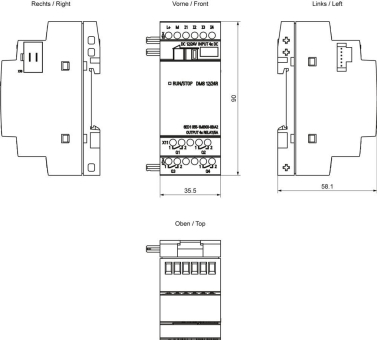 Siemens 6ED10551MB000BA2 LOGO!8 DM8 