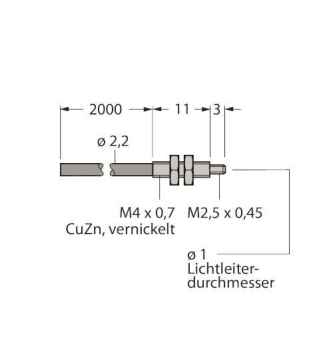 TURCK Kunststoff-Lichtleiter    PIT46UHF 
