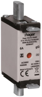 Hager Sicherungseinsatz NH000  LNH0006MK 
