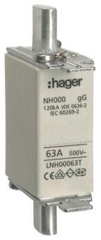 Hager Sicherungseinsatz NH000  LNH00063T 