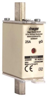 Hager Sicherungseinsatz NH000 LNH00025M6 