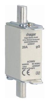 Hager Sicherungseinsatz NH000  LNH00020T 