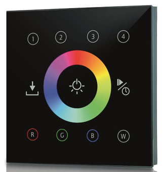 Rutec AC-DMX Touchpanel 4 ZONEN    80520 