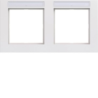 Hager Rahmen 2fach waagerecht  WAD6202WM 