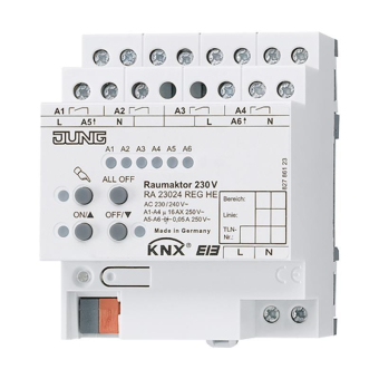 JG KNX Raumaktor 6fach    RA 23024 REGHE 