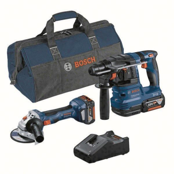 Bosch Profi-Set GWS 18V-7+GBH 0615A50037 