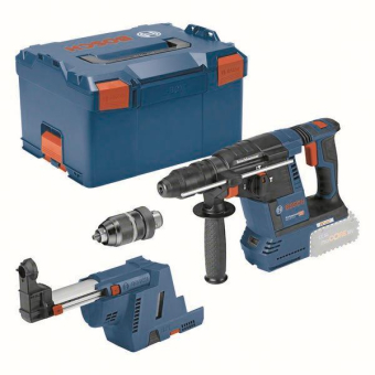 Bosch Akku-Bohrhammer GBH 18V-26F + GDE 