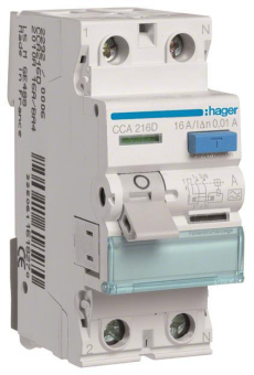 Hager Fi-Schalter 2polig 6kA 16A CCA216D 