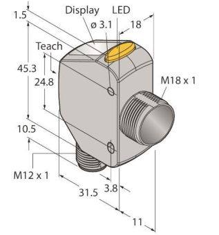 Turck Opto Sensor         Q4XTBLAF300-Q8 