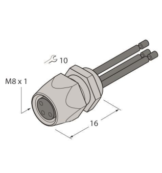 Turck Zubehör f.Aktuator-      PFKS4-0,2 