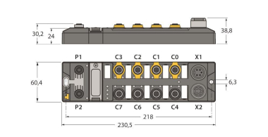 Turck Komp. PROFIsafe TBPN-L1-FDIO1-2IOL 