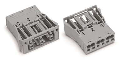 WAGO 770-743 Snap-In-Buchse,3-polig,Kod. 