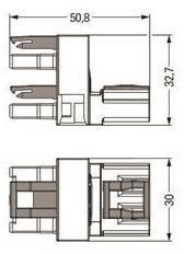 WAGO 770-636 h-Verteiler,3-polig,Kod. 