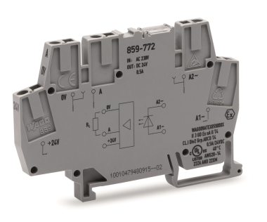 WAGO 859-772 Optokopplermodul, 