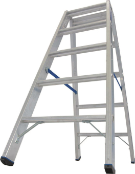 Krause Stufen-Doppelleiter Alu 2x5 