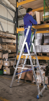 Krause Stabilo Stufen-Stehleiterm 127747 